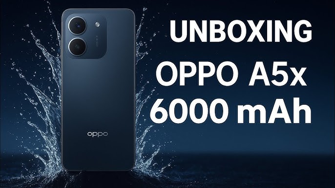 OPPO A5x  A Budget-Friendly Smartphone with Reliable Performance and Long Battery Life